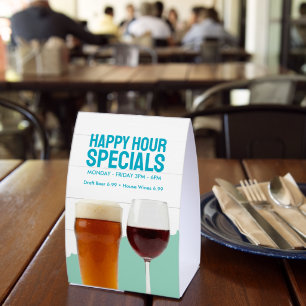 Beer Wine Bar or Restaurant Happy Hour Specials