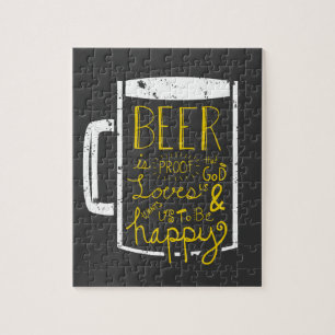 Beer Wisdom Jigsaw Puzzle
