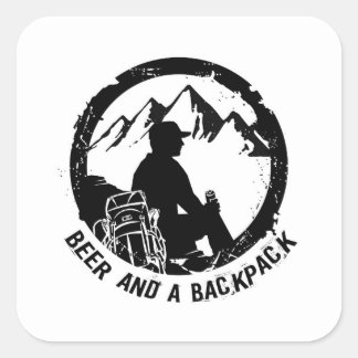 BeerAndaBackpack Stickers