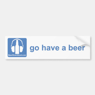 BeerDownload Bumper Sticker