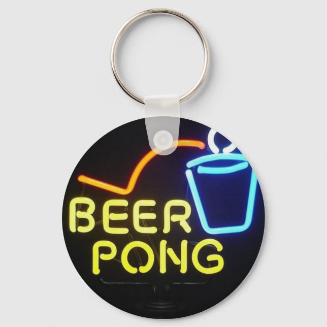 beerpong key ring (Front)