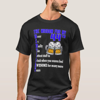 Beers Brewery For 44 Years Old - 44Th Birthday Dri T-Shirt