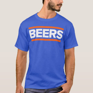 BEERS Funny Party Beer Day Drinking Blue Orange T-Shirt
