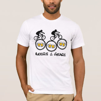 Beers & Gears T-Shirt, Made in USA T-Shirt