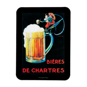 Beers of Chartres Promotional Poster Magnet