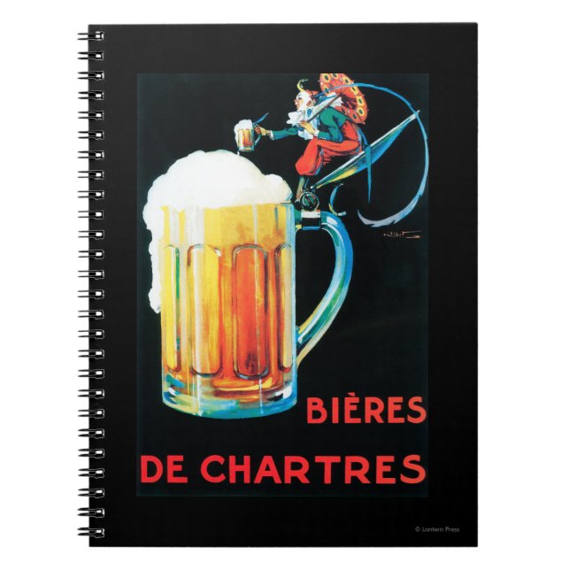 Beers of Chartres Promotional Poster Notebook (Front)