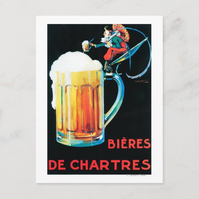 Beers of Chartres Promotional Poster Postcard (Front)