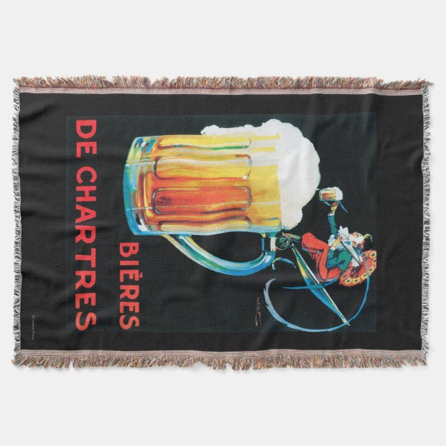 Beers of Chartres Promotional Poster Throw Blanket (Front)