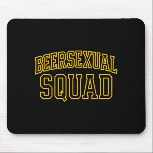 Beerual Squad Matching Group Bachelor Party Design Mouse Pad