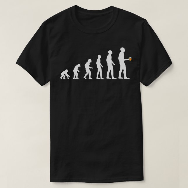 Beervolution Beer Evolution T T-Shirt (Design Front)