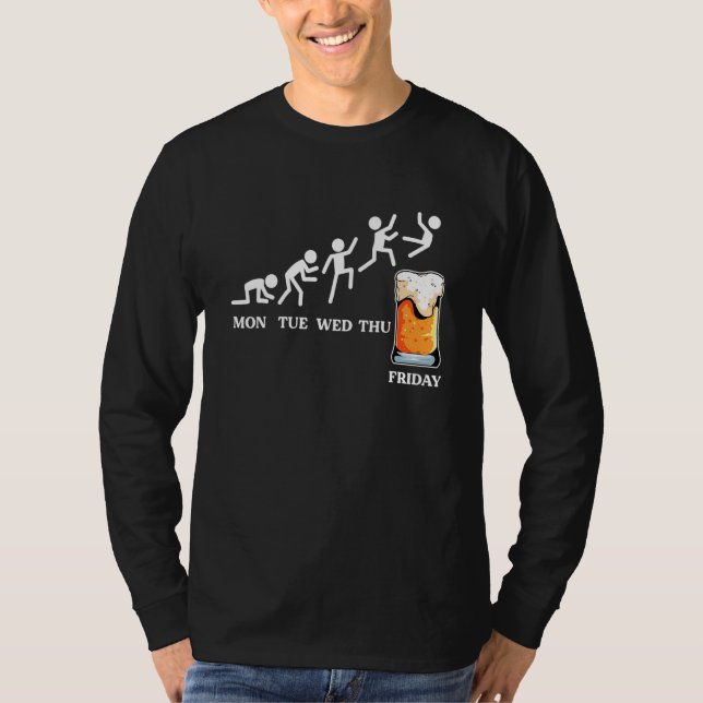 Beervolution Beer Evolution Week Friday T-Shirt (Front)