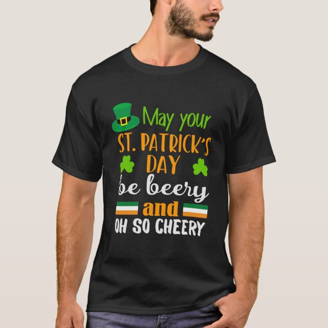 Beery Cheery St. Patrick's Day T-Shirt (Front)
