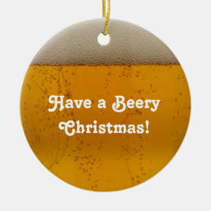 Beery Christmas - Alcohol / beery Ornament