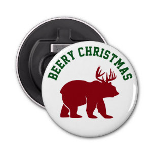 Beery Christmas for Beer Lovers Bottle Opener