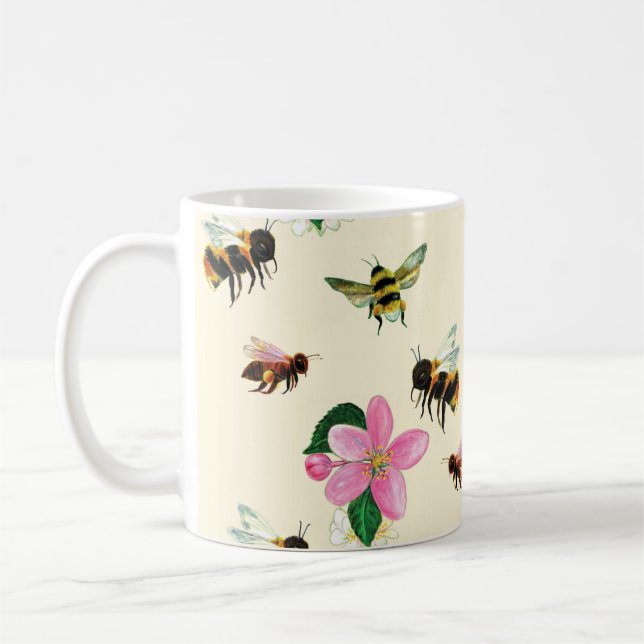  Bees and bumblebees  Coffee Mug (Left)