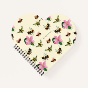 Bees and Bumblebees Personalised Notebook
