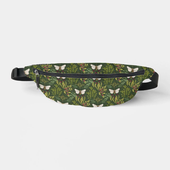 Bees and Foliage Fanny Pack (Front)
