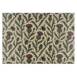 Bees and Thistles Cutting Board