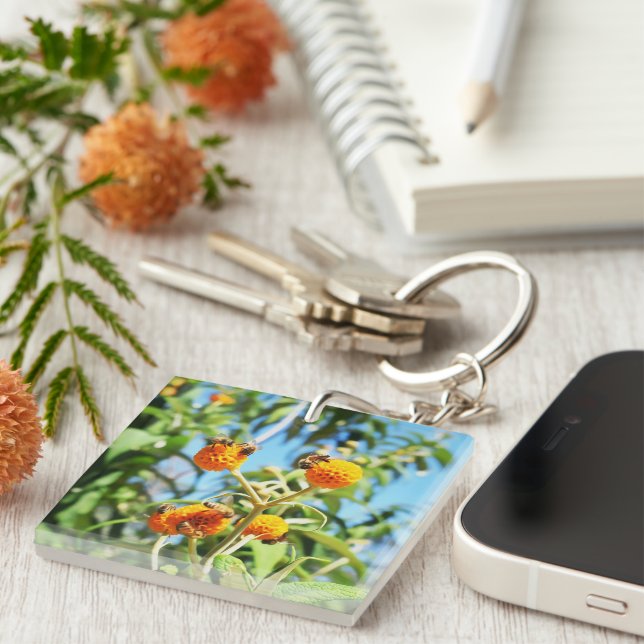 Bees at Work  Key Ring (Front Right)