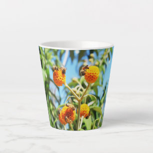 Bees at Work Latte Mug