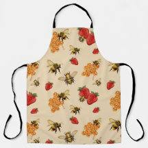 Bees & Berries Apron (lg)