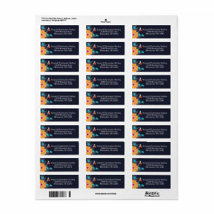 Bees & Blossoms Return Address Label