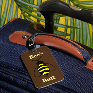 Bee's Butt Luggage Tag