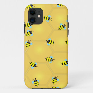 Bees Buzzing iPhone 11 Case