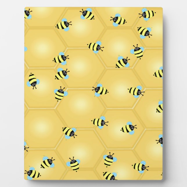 Bees Buzzing Plaque (Front)
