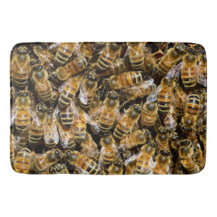 Bees carpet bath mat