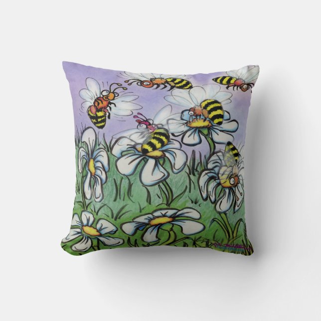 Bees Cushion (Front)