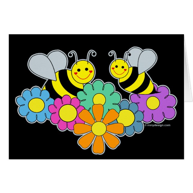 Bees & Flowers (Front Horizontal)