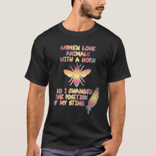 Bees Idea for Women Beekeeping Beekeeper Gag Cute T-Shirt