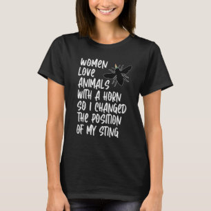 Bees Idea for Women Beekeeping Beekeeper Gag Cute  T-Shirt