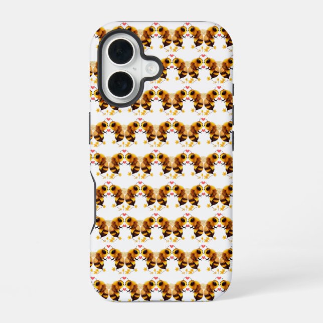 BEES IN LOVE- iPhone 16 CASE (Back)