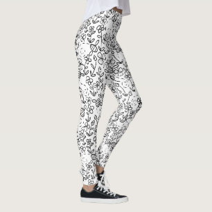 Bees in the garden leggings
