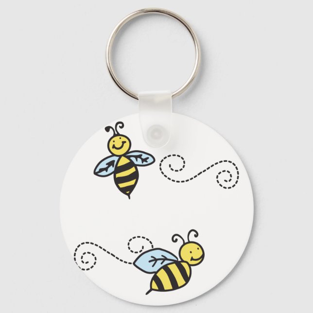 Bees Key Ring (Front)