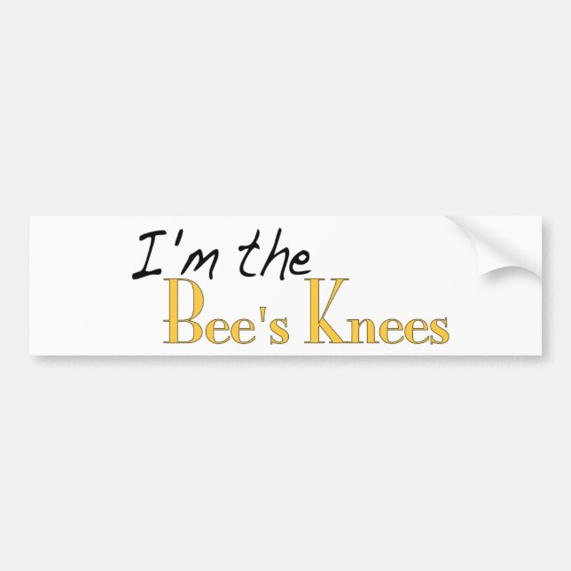 Bee'S Knees Bumper Sticker (Front)