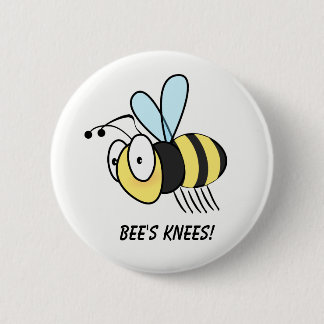 Bee's Knees! Button Badge