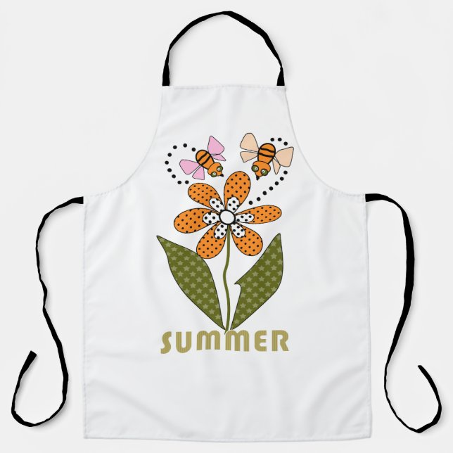 bees love summer and so do I Apron (Front)