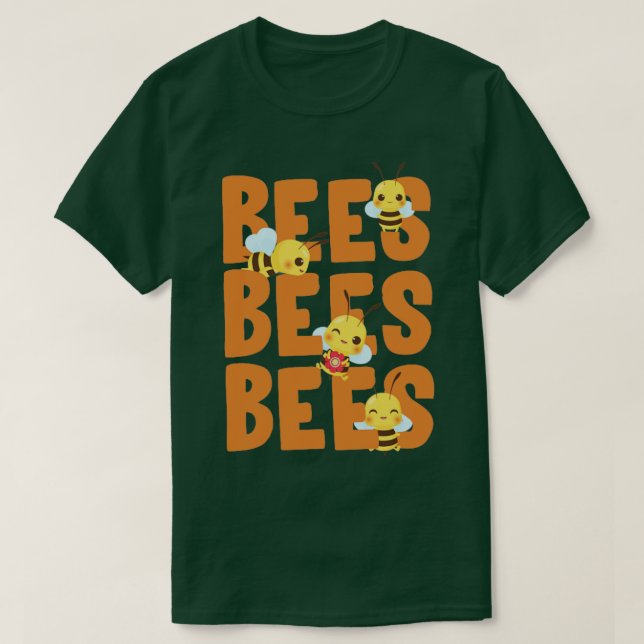 Bees lover  T-Shirt (Design Front)