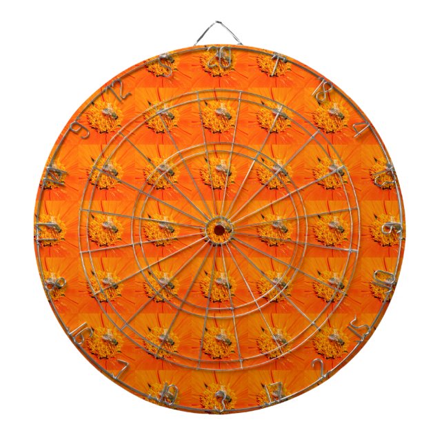 bees on orange dart board (Front)