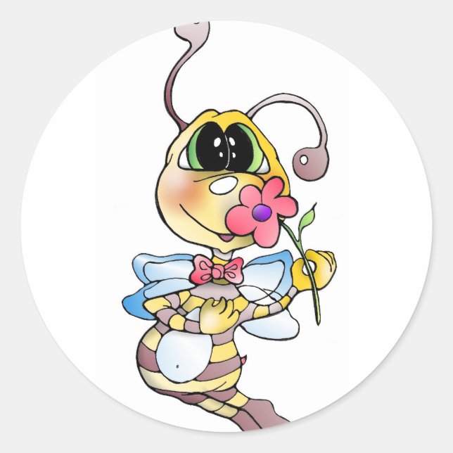 Bees sticker - sticker bees (Front)