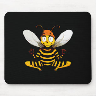 Bees Yogayogi Bee Mouse Pad