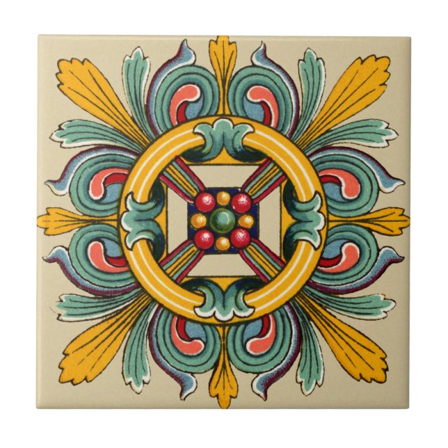 Beeswax Victorian Tile Design (Front)