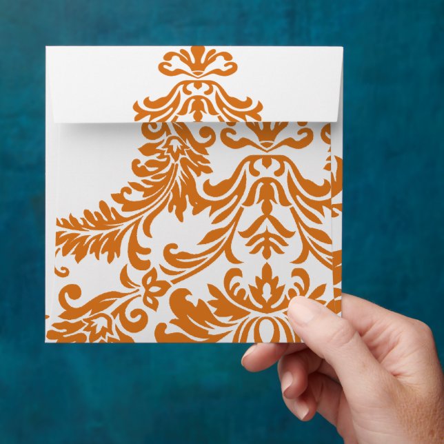 Beeswax Vintage Damask Envelopes (Hand)