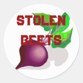 beet classic round sticker