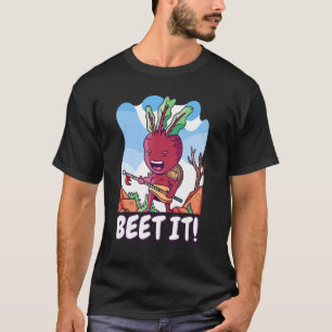 Beet It Guitarist Rock Beetroot Healthy Beetroot T-Shirt