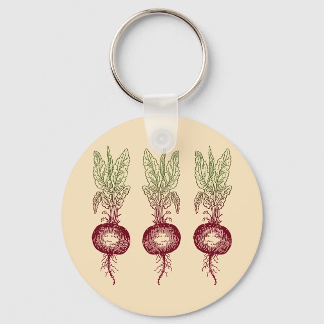 Beet Key Ring (Front)