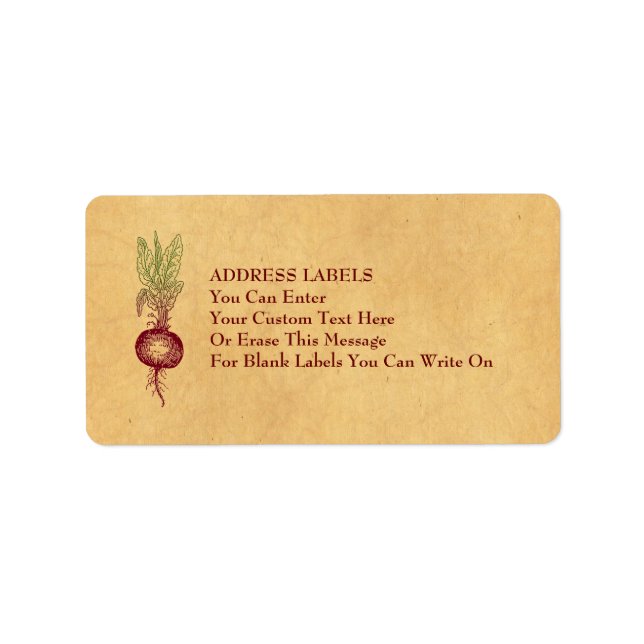 Beet Labels (Front)